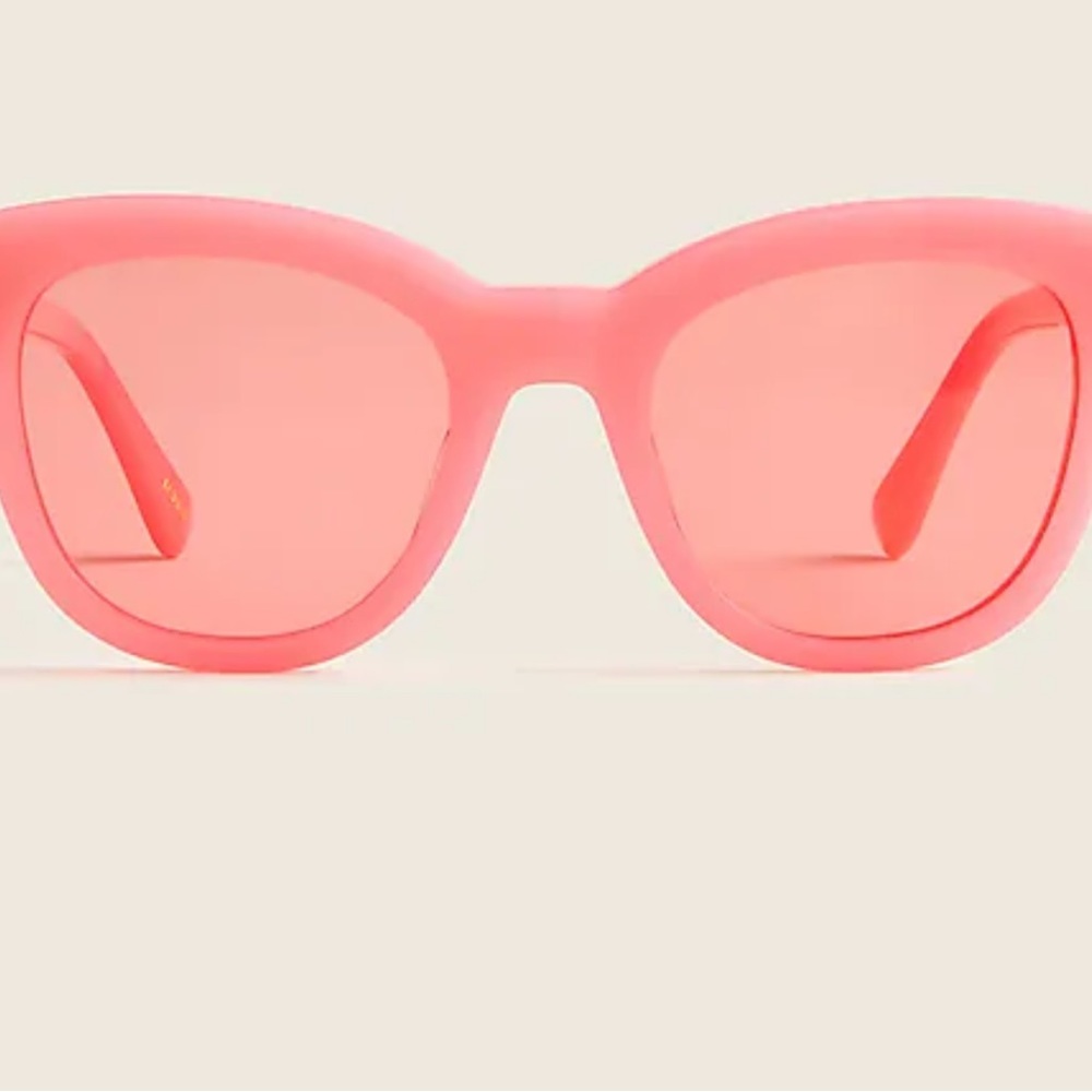 ⚓️ J.Crew Cabana Oversized Sunglasses in Brilliant Coral